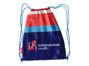 Multi Colored Drawstring Bag pk/25